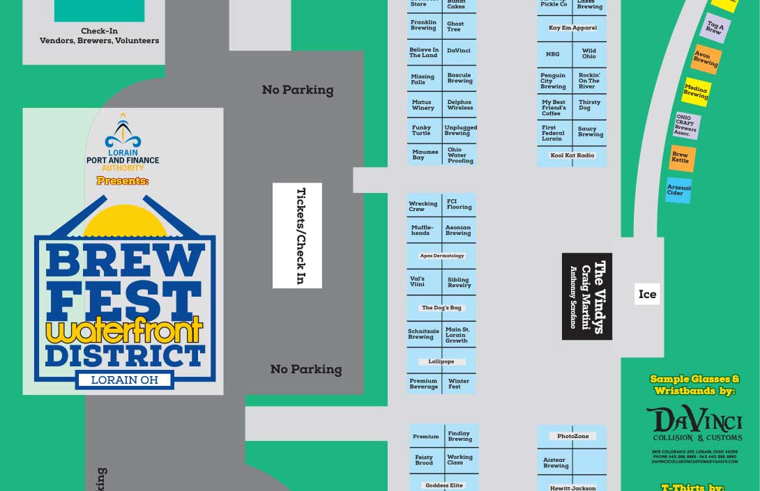 BrewFest WD Site Map for 2023 is here!